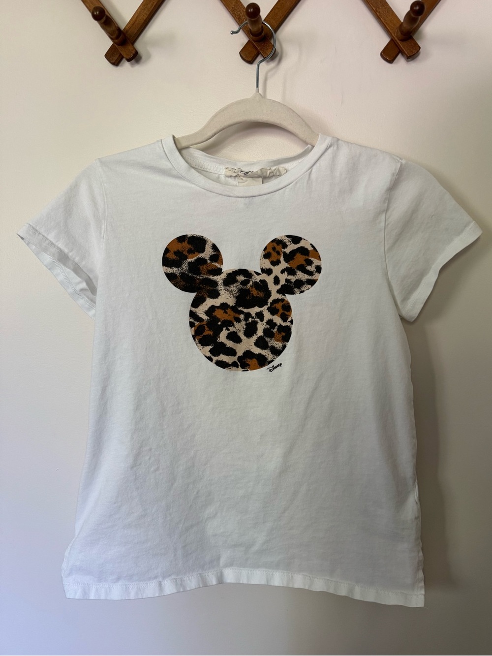 H&M Disney Leopard Mickey Tshirt